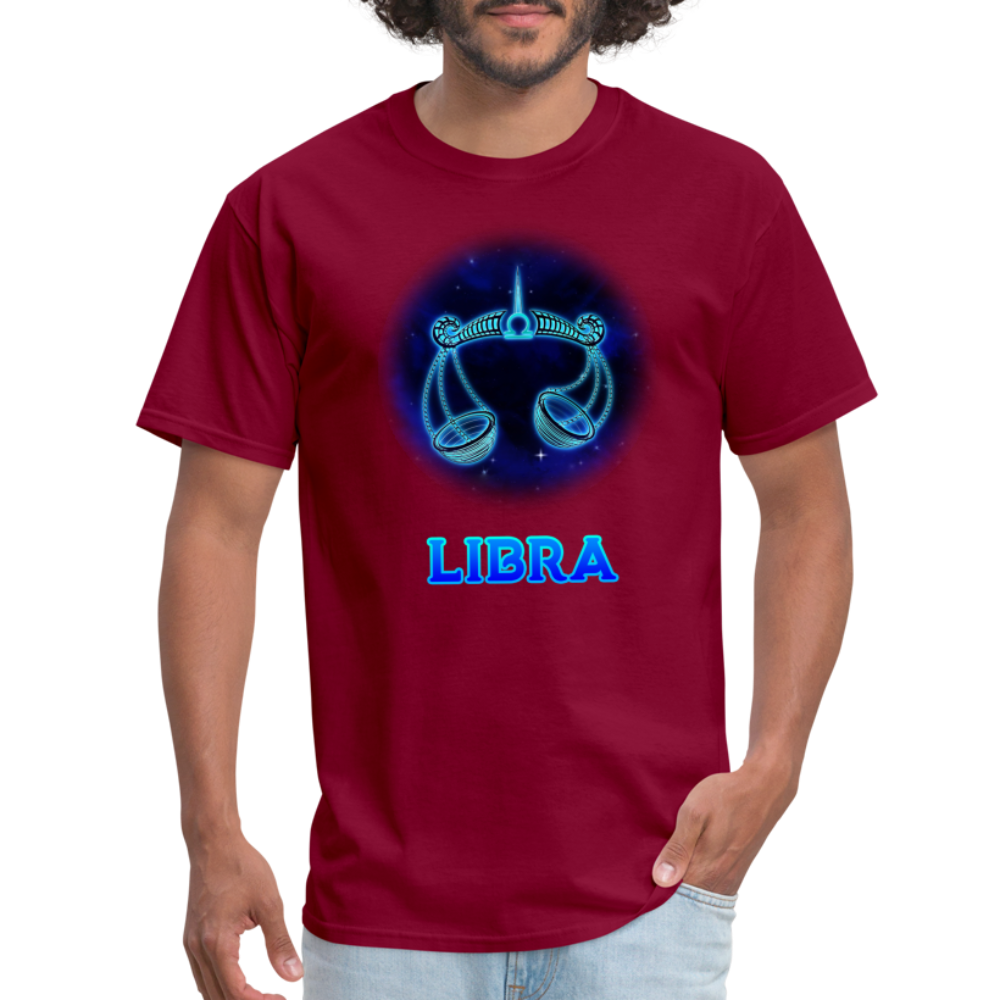 Men's Stellar Libra Classic T-Shirt - burgundy