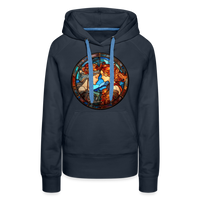 Thumbnail for Women’s Mosaic Gemini Premium Hoodie - navy