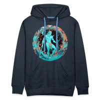 Thumbnail for Men’s Mythical Aquarius Premium Hoodie - navy