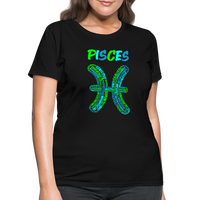 Thumbnail for Women's Power Words Pisces T-Shirt - black