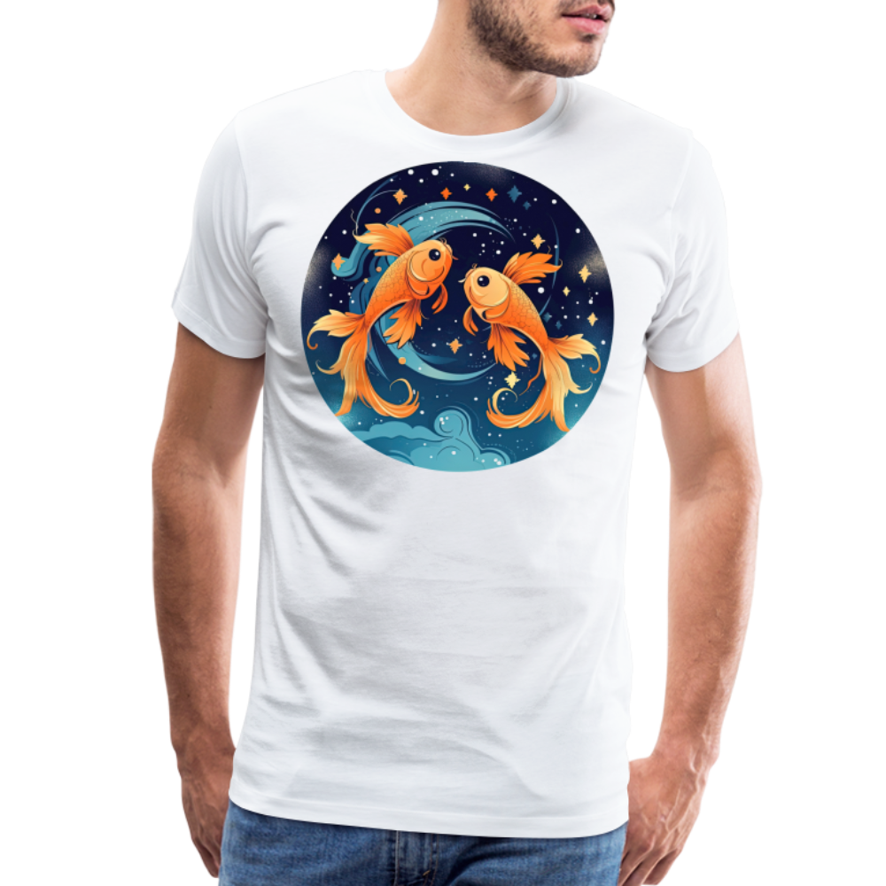 Men's Magic Pisces Premium T-Shirt - white