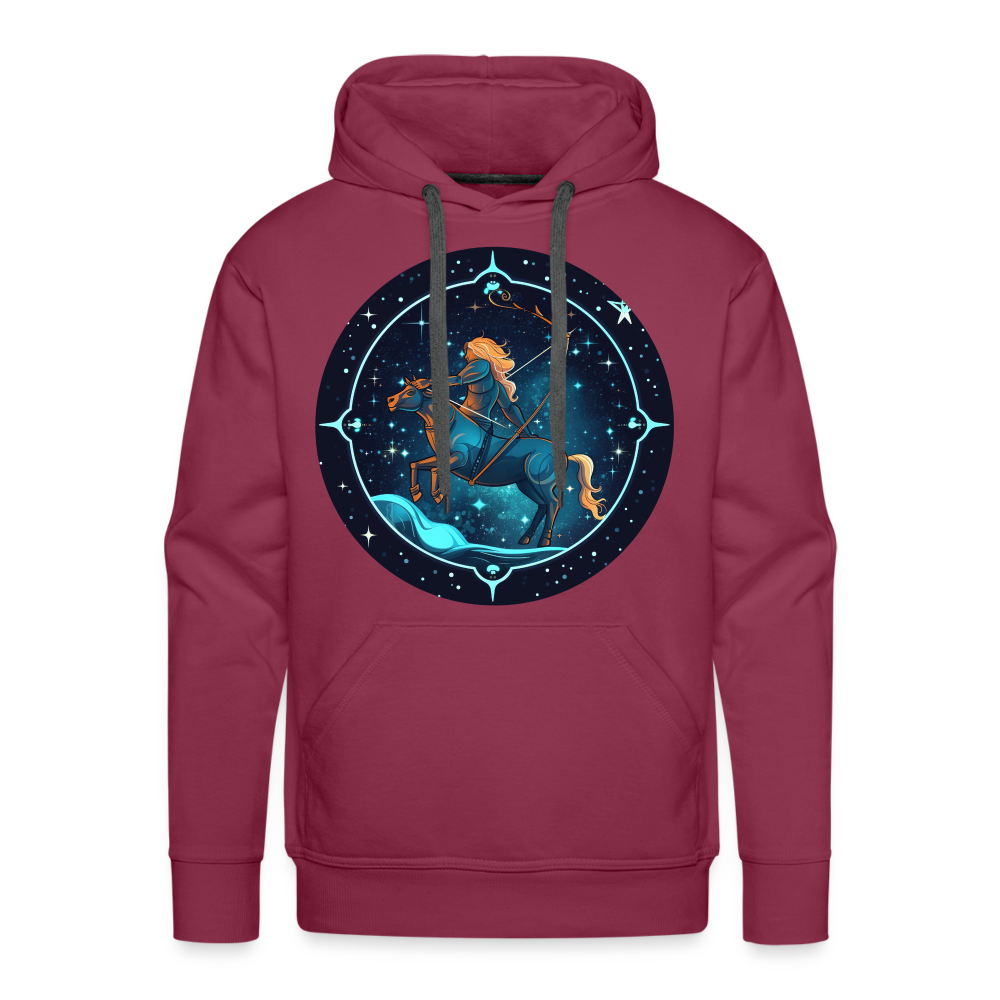 Men’s Magic Sagittarius Premium Hoodie - burgundy