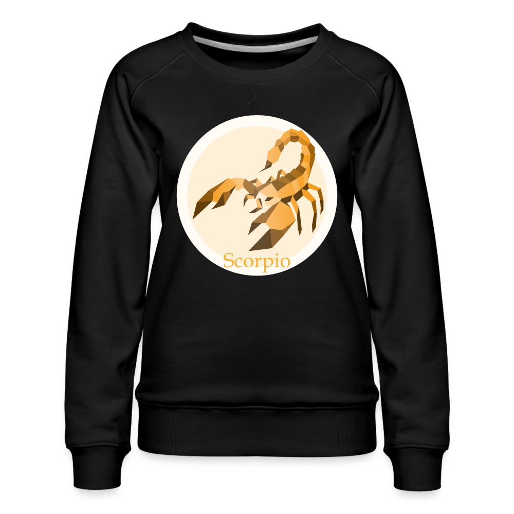 Women’s Mosaic Scorpio Premium Sweatshirt - black