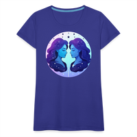 Thumbnail for Women’s Magic Gemini Premium T-Shirt - royal blue