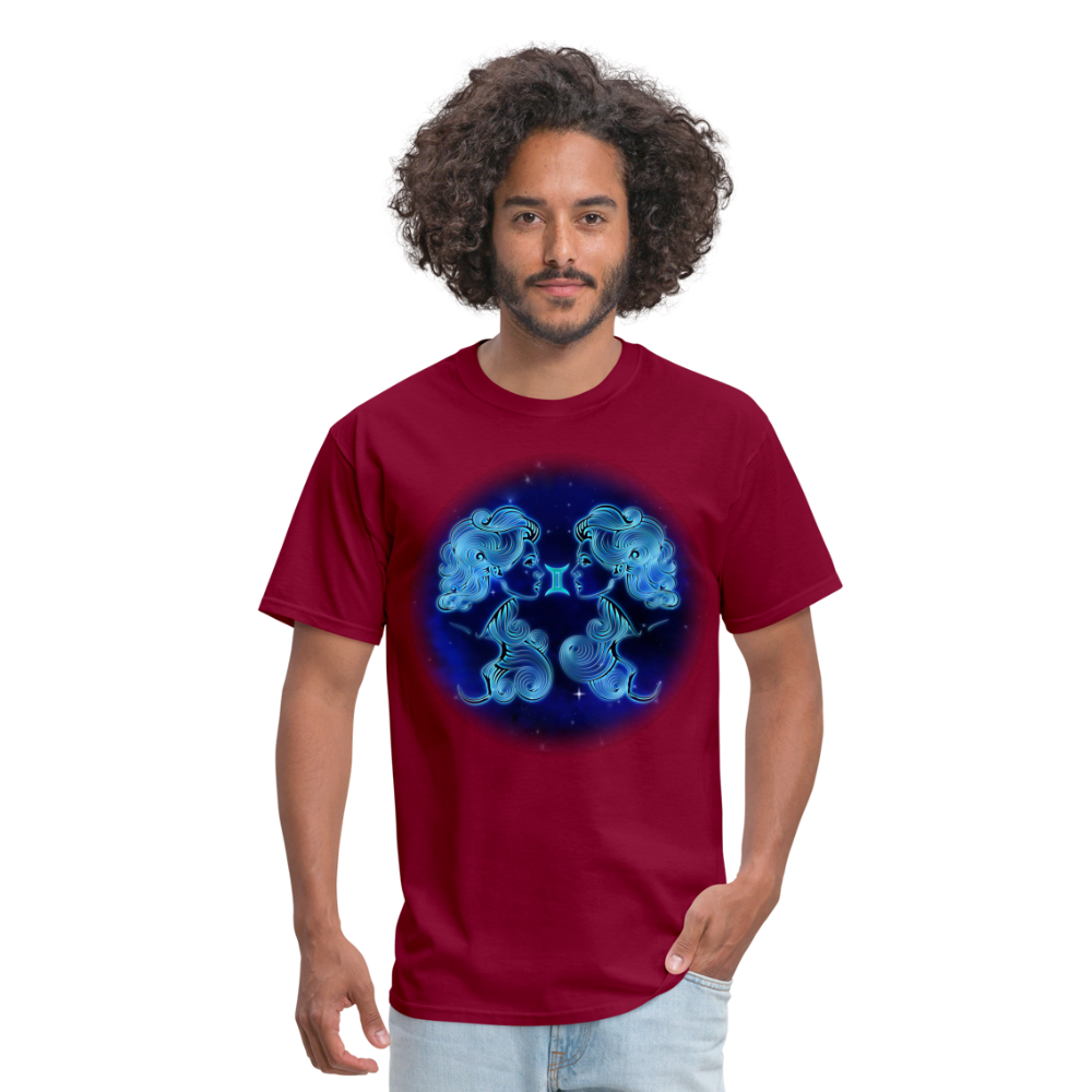 Men's Stellar Gemini Classic T-Shirt - burgundy