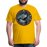 Thumbnail for Men's Mythical Scorpio Premium T-Shirt - sun yellow