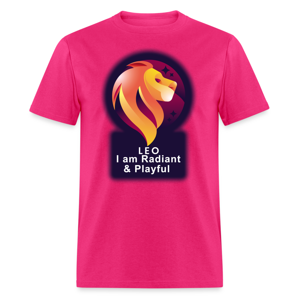 Men's Glow Leo Classic T-Shirt - fuchsia