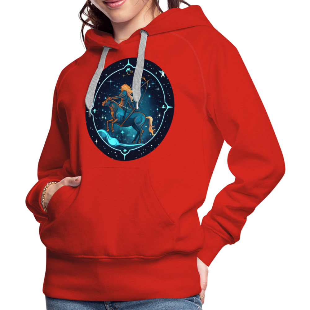 Women’s Magic Sagittarius Premium Hoodie - red