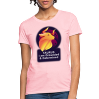 Thumbnail for Women's Glow Taurus T-Shirt - pink