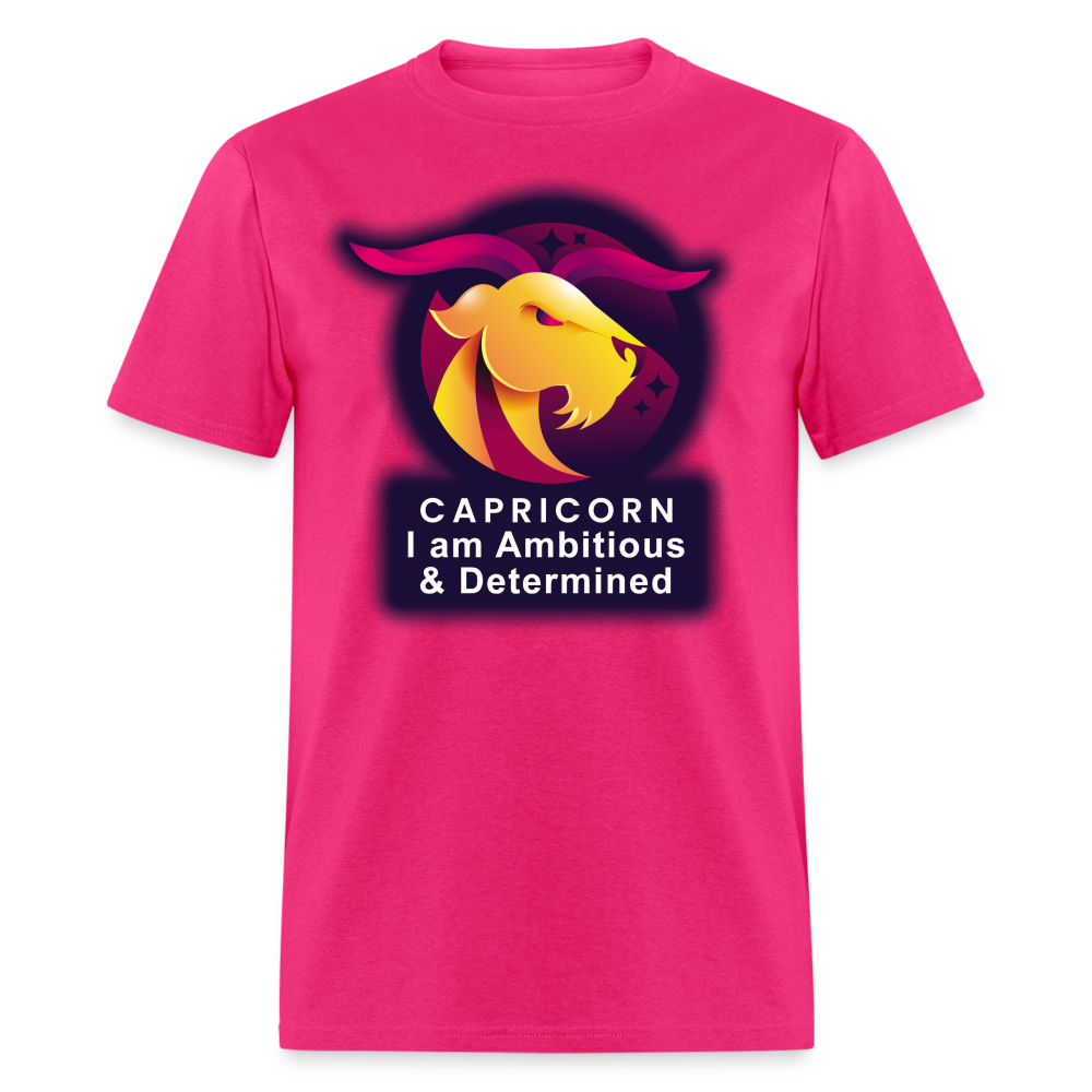 Men's Glow Capricorn Classic T-Shirt - fuchsia