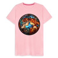 Thumbnail for Men's Mosaic Gemini Premium T-Shirt - pink