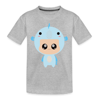 Thumbnail for Kid’s Bobbly Pisces Premium Organic T-Shirt - heather gray