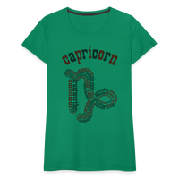 Thumbnail for Women's Power Words Capricorn Premium T-Shirt - kelly green