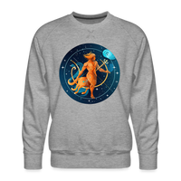 Thumbnail for Men’s Mythical Sagittarius Premium Sweatshirt - heather grey