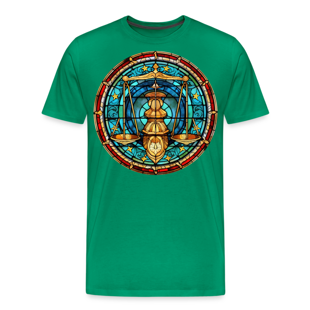 Men's Mosaic Libra Premium T-Shirt - kelly green