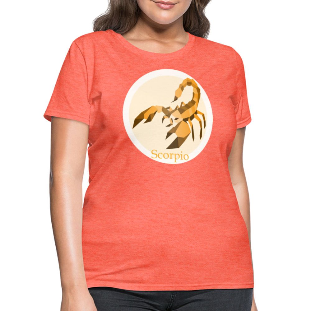 Women's Mosaic Scorpio T-Shirt - heather coral