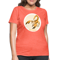 Thumbnail for Women's Mosaic Scorpio T-Shirt - heather coral