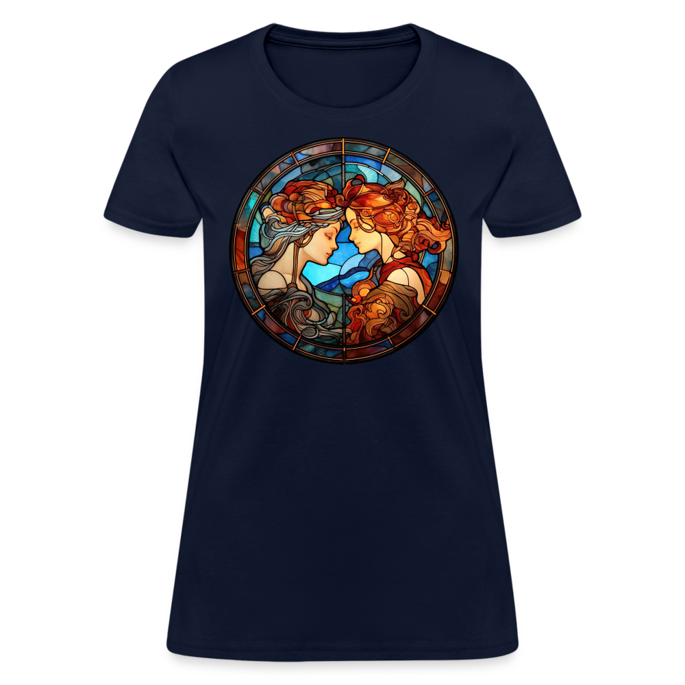 Women's Mosaic Gemini T-Shirt - navy