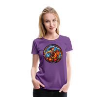 Thumbnail for Women’s Mosaic Sagittarius Premium T-Shirt - purple