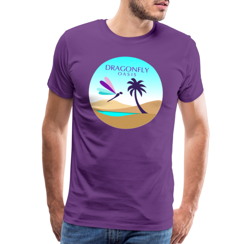 Men's Dragonfly Oasis v.2 Premium T-Shirt - purple