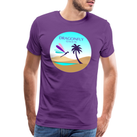 Thumbnail for Men's Dragonfly Oasis v.2 Premium T-Shirt - purple