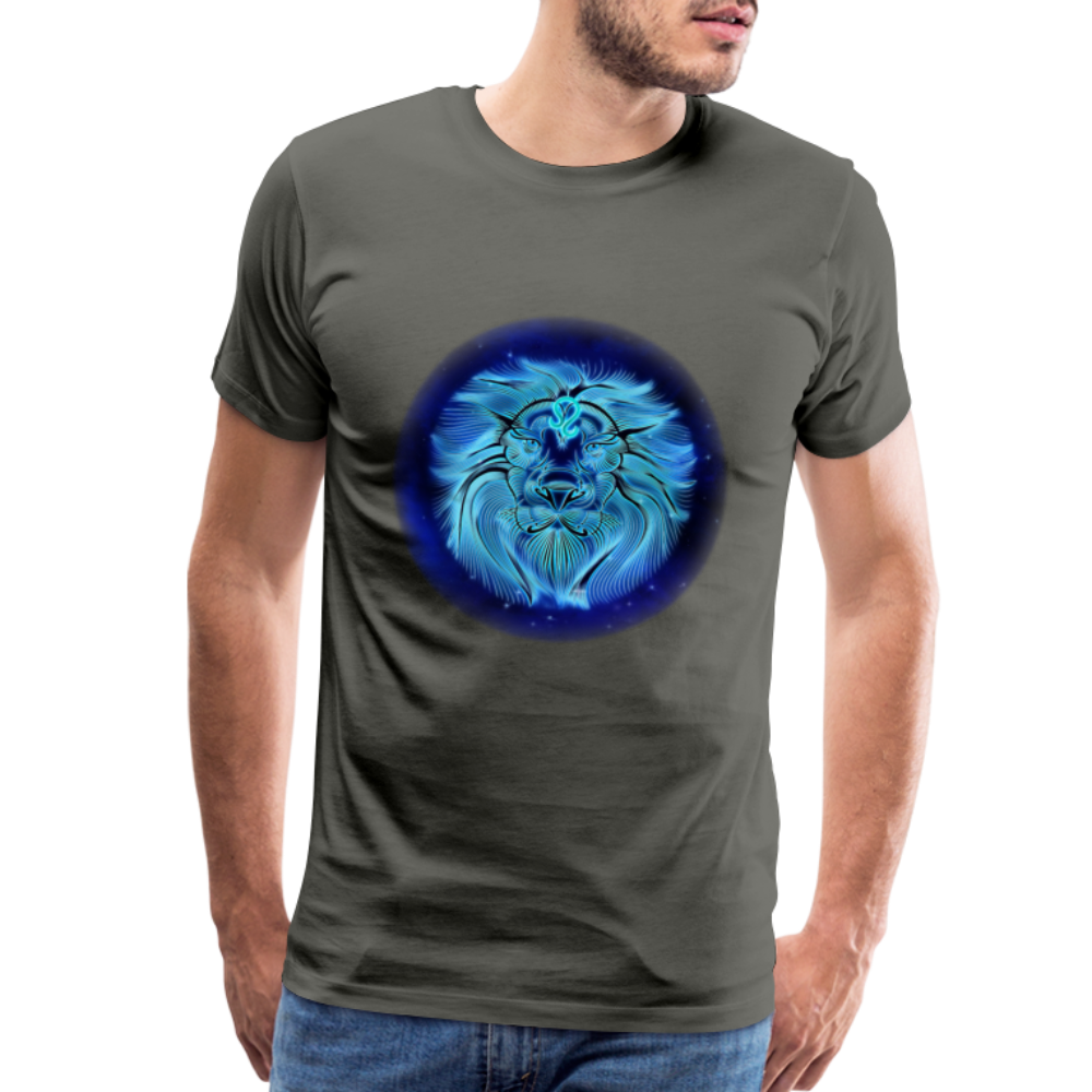 Men's Leo Premium T-Shirt - asphalt gray