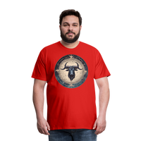 Thumbnail for Men's Mythical Taurus Premium T-Shirt - red