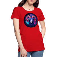 Thumbnail for Women’s Magic Aries Premium T-Shirt - red