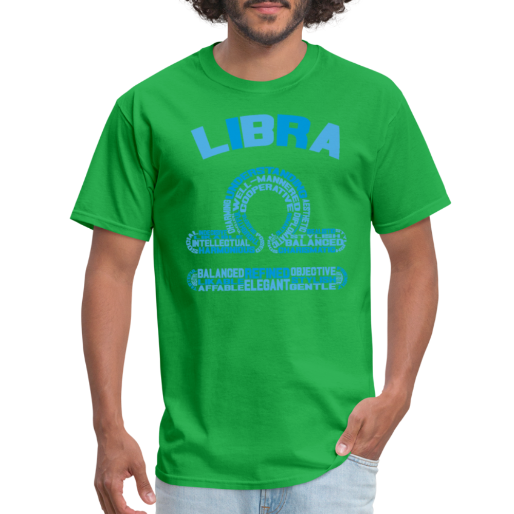 Men's Power Words Libra Classic T-Shirt - bright green