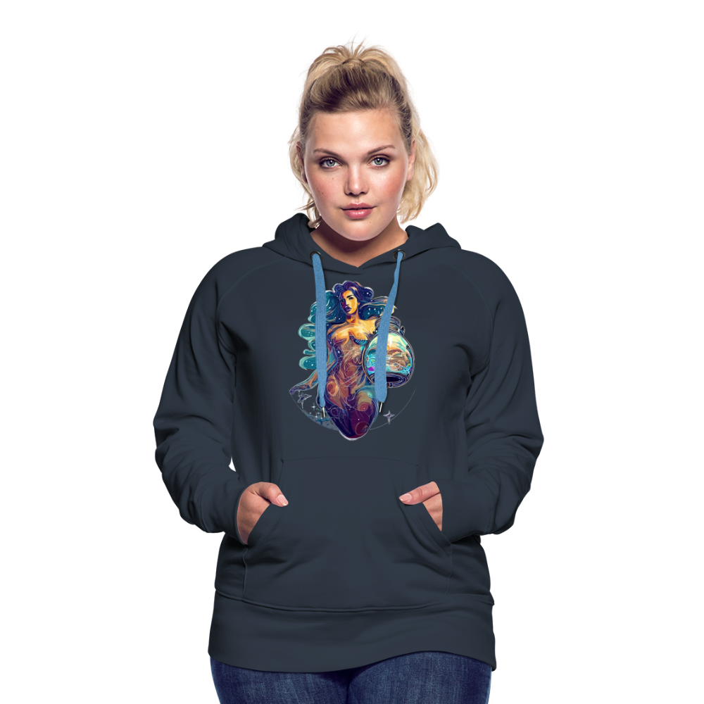 Women’s Mythical Aquarius Premium Hoodie - navy