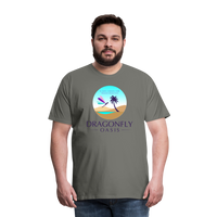 Thumbnail for Men's Dragonfly Oasis V.1 Premium T-Shirt - asphalt gray