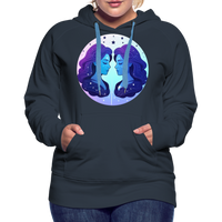 Thumbnail for Women’s Magic Gemini Premium Hoodie - navy