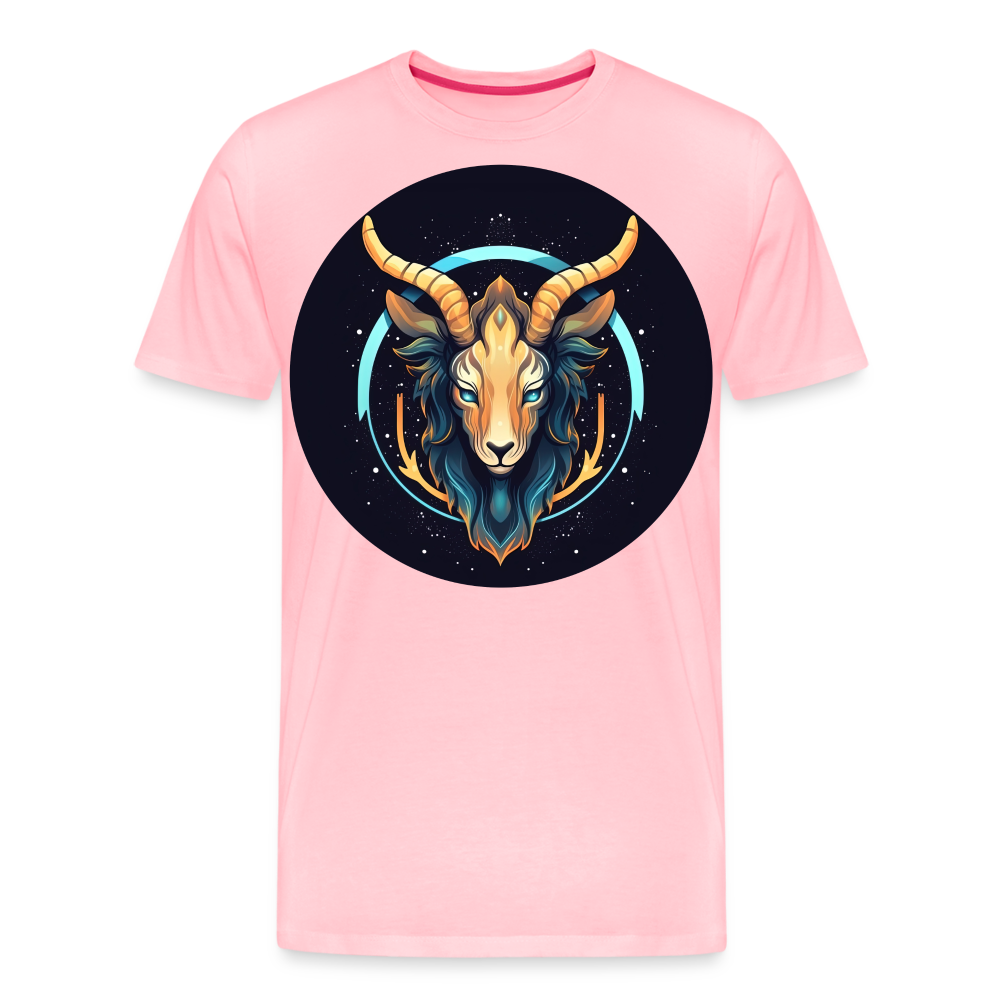 Men's Mystic Capricorn Premium T-Shirt - pink