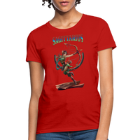 Thumbnail for Astral Sagittarius Women's T-Shirt - red