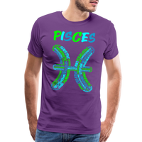 Thumbnail for Men's Power Words Pisces Premium T-Shirt - purple