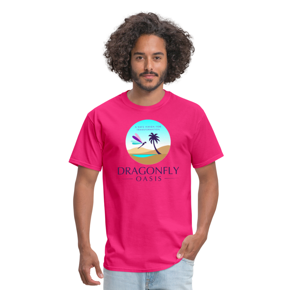 Men's Dragonfly Classic T-Shirt - fuchsia