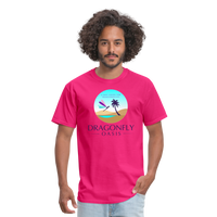 Thumbnail for Men's Dragonfly Classic T-Shirt - fuchsia