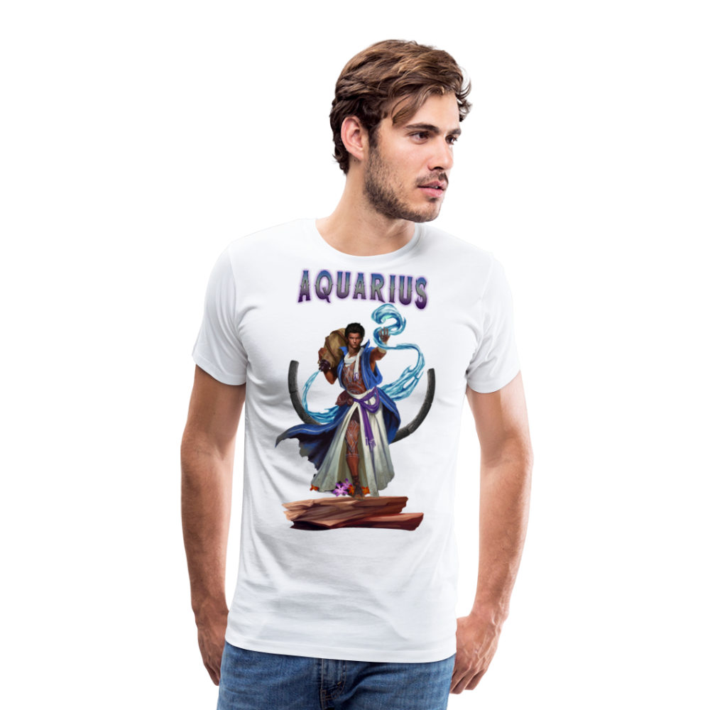 Men's Astral Aquarius Premium T-Shirt - white