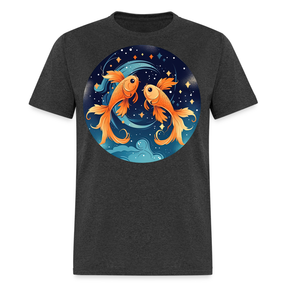 Men's Magic Pisces Classic T-Shirt - heather black