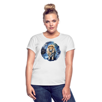 Thumbnail for Women's Mythical Leo Relaxed Fit T-Shirt - white