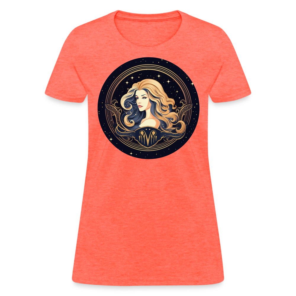 Women's Mystic Virgo T-Shirt - heather coral