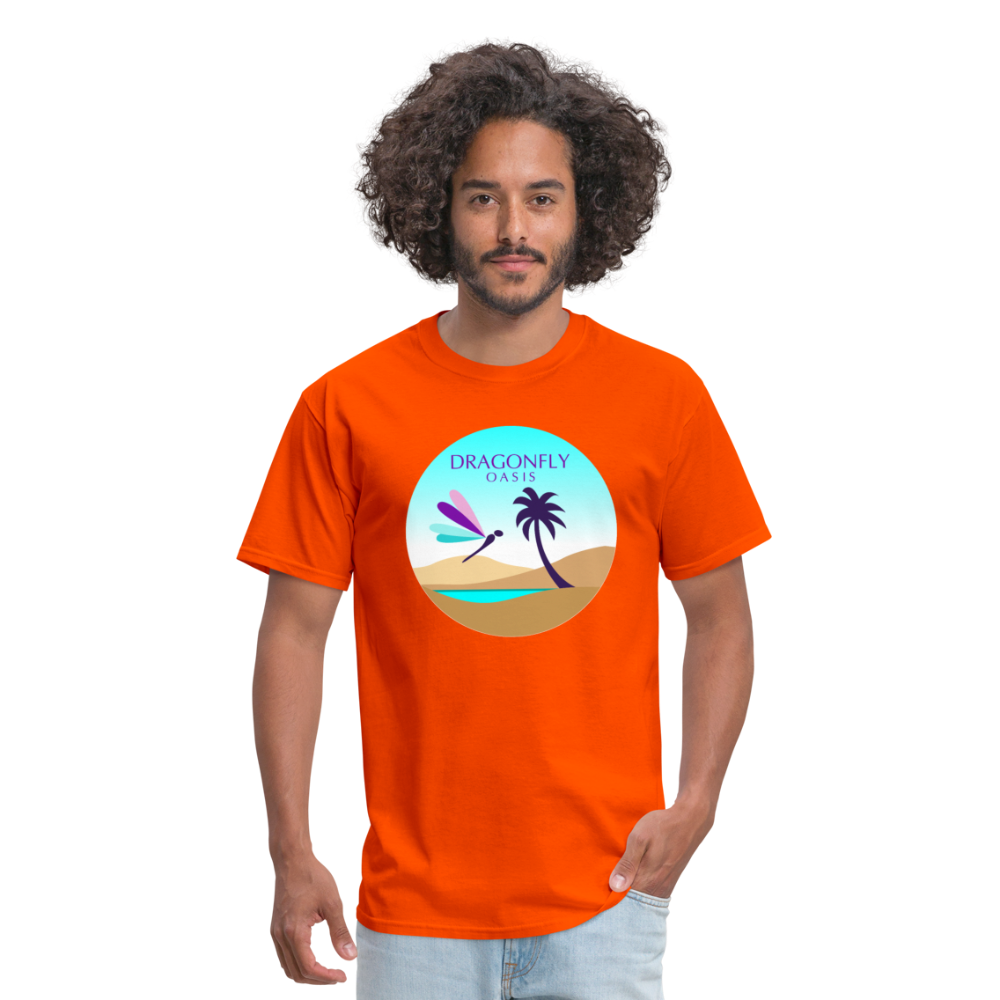 Men's Dragonfly 2nd Logo Classic T-Shirt - orange