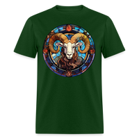 Thumbnail for Men's Mosaic Aries Classic T-Shirt - forest green