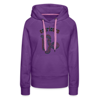 Thumbnail for Women's Power Words Capricorn Premium Hoodie - purple 