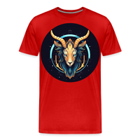 Thumbnail for Men's Mystic Capricorn Premium T-Shirt - red