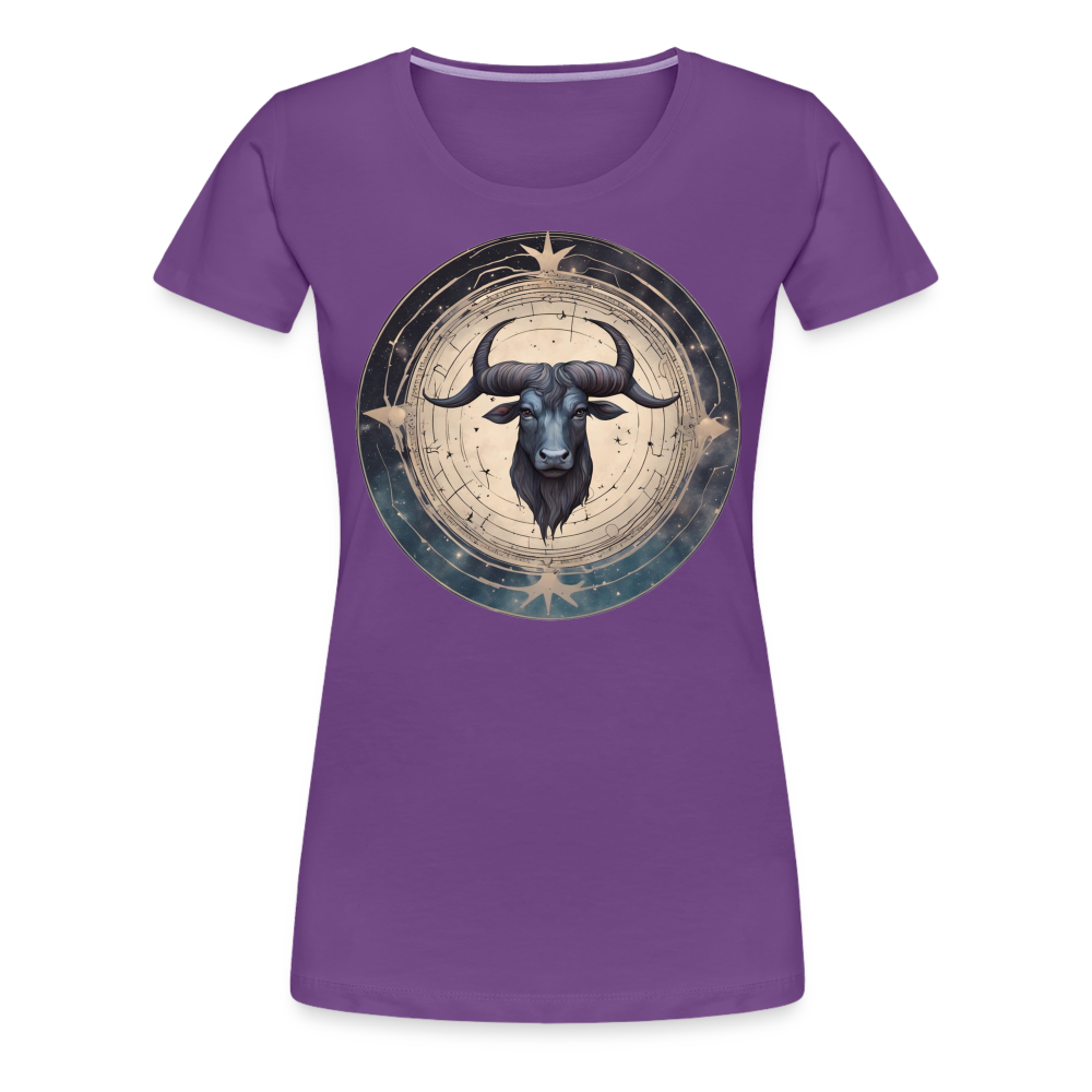 Women’s Mythical Taurus Premium T-Shirt - purple