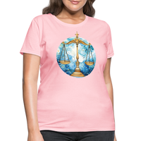 Thumbnail for Women's Mythical Libra T-Shirt - pink