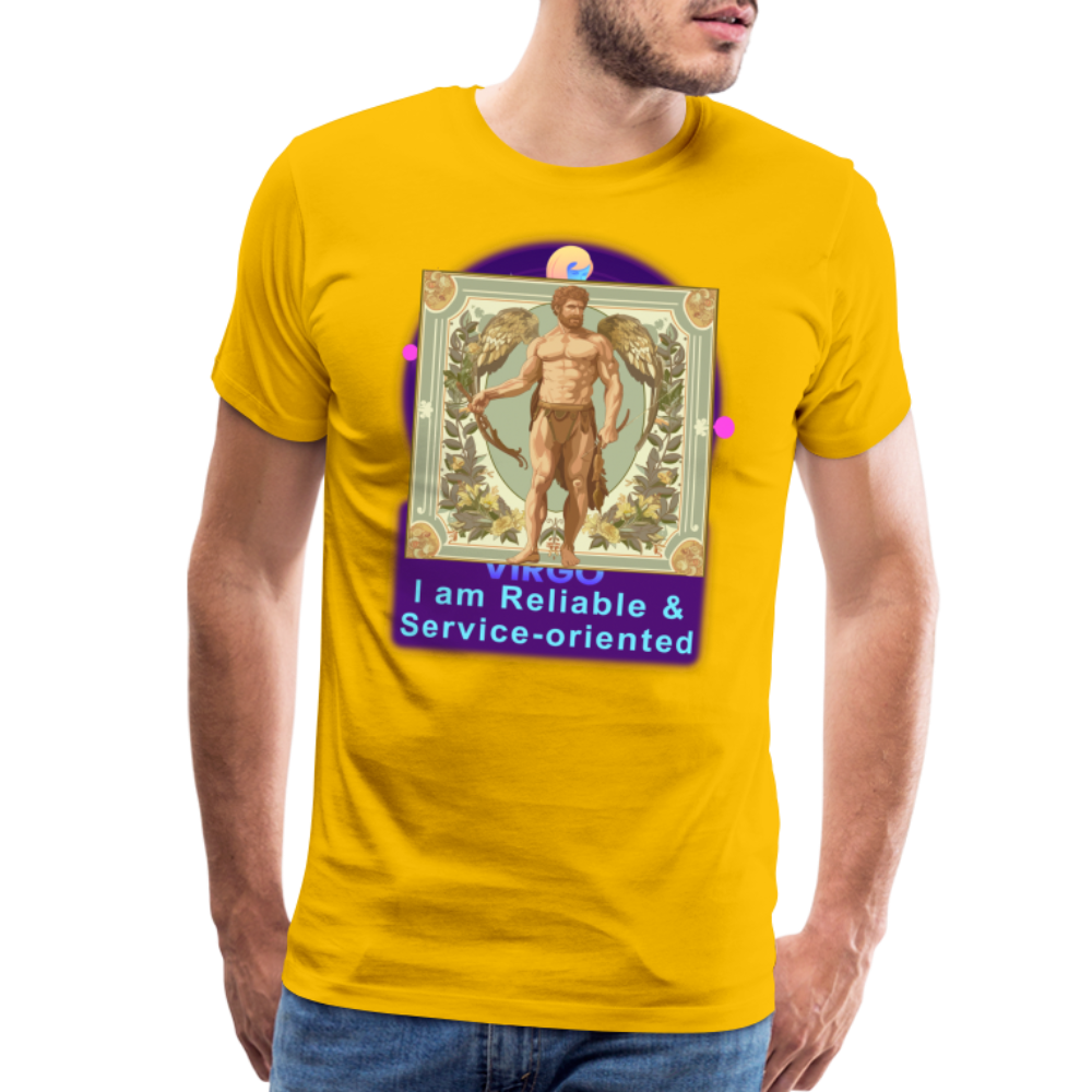 Men's Mythical Virgo Premium T-Shirt - sun yellow