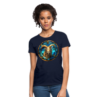 Thumbnail for Women's Mosaic Capricorn T-Shirt - navy