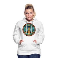 Thumbnail for Women’s Mosaic Libra Premium Hoodie - white